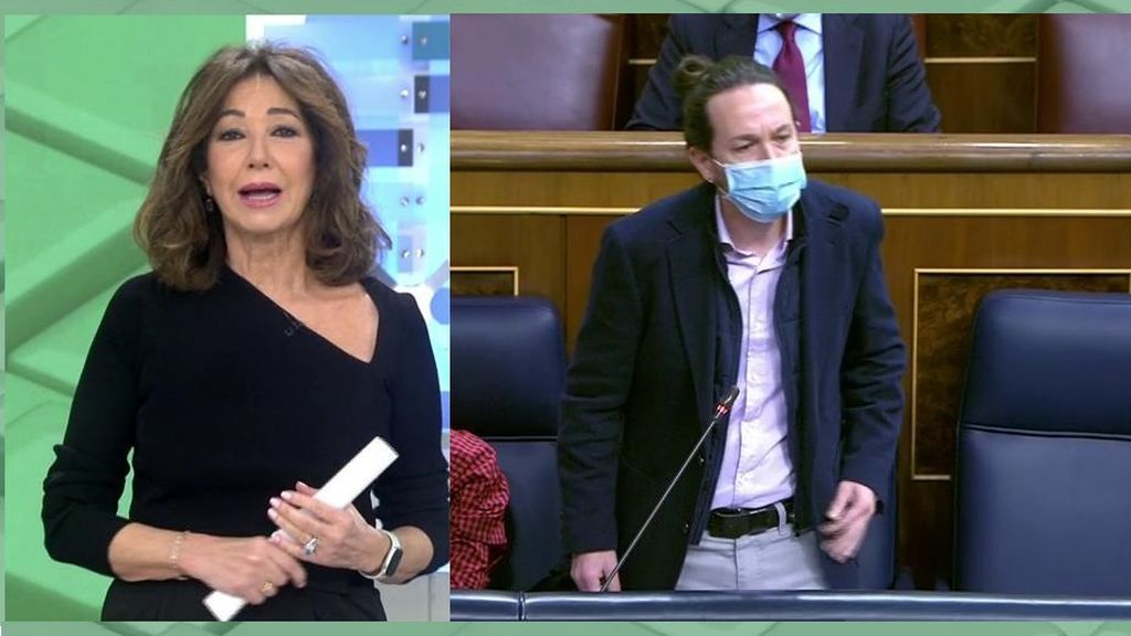 Ana Rosa estalla contra Pablo Iglesias y sus palabras en el Congreso