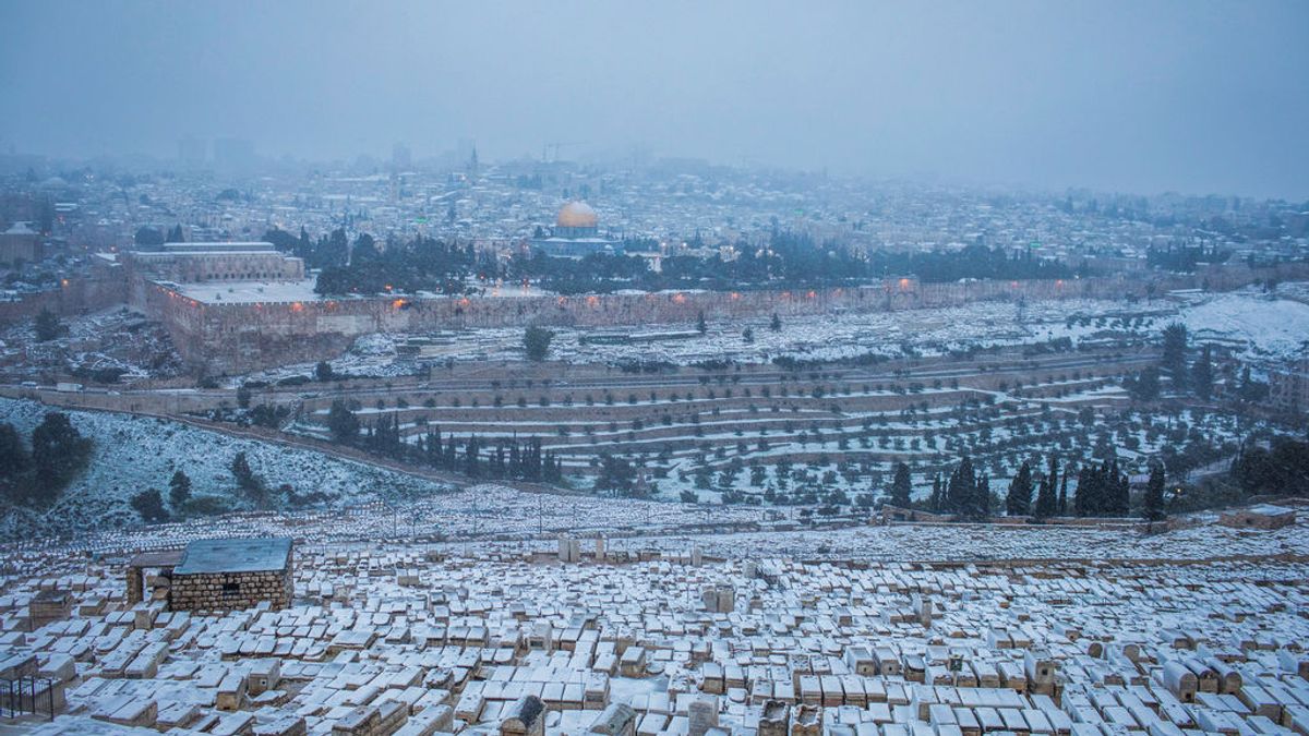 Oriente Medio, de blanco: así están Turquía, Jordania o Siria tras una increíble nevada