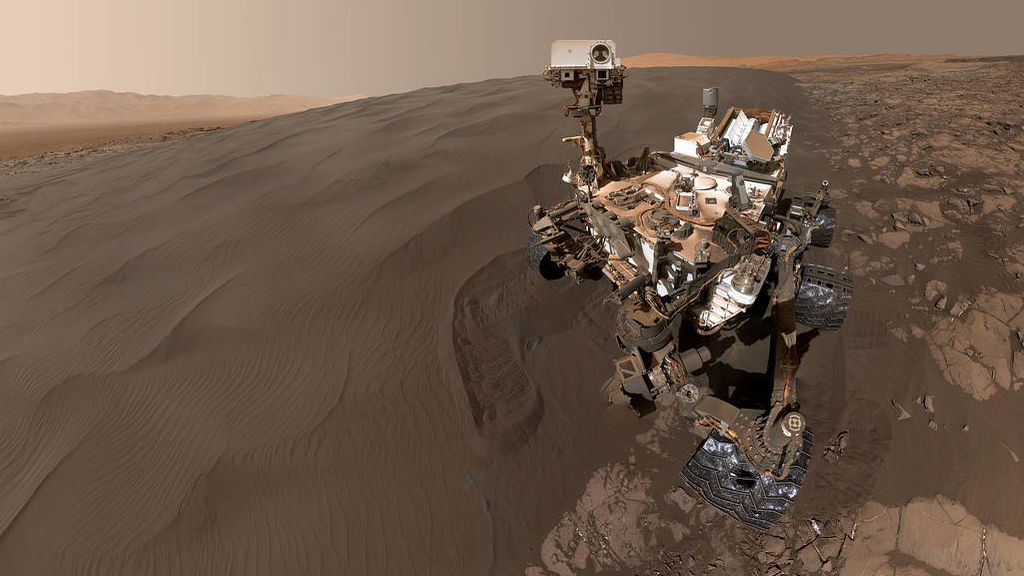 El Curiosity es el rover más grande que recorre la superficie de Marte