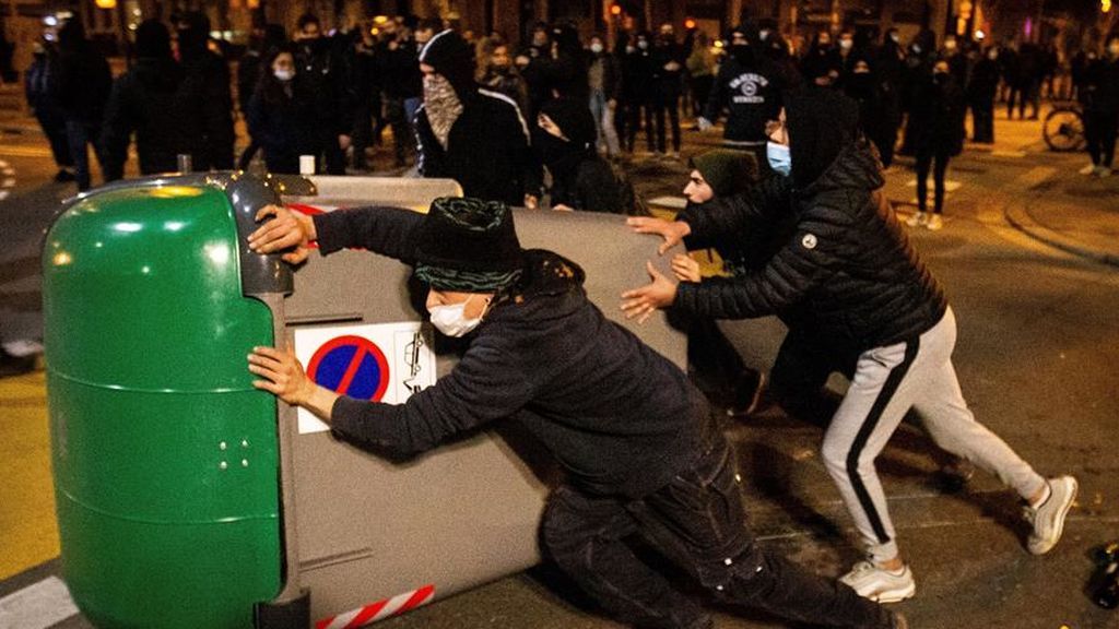 Disturbios en Barcelona