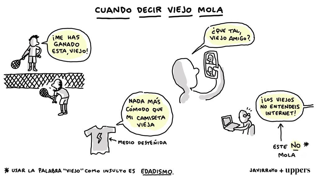 La viñeta de Javirroyo: Cuando decir viejo mola