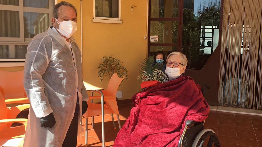 Paco y Concha, un año separados por la pandemia
