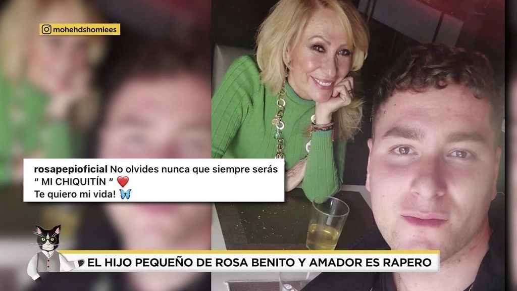 Así presume Rosa Benito de hijo