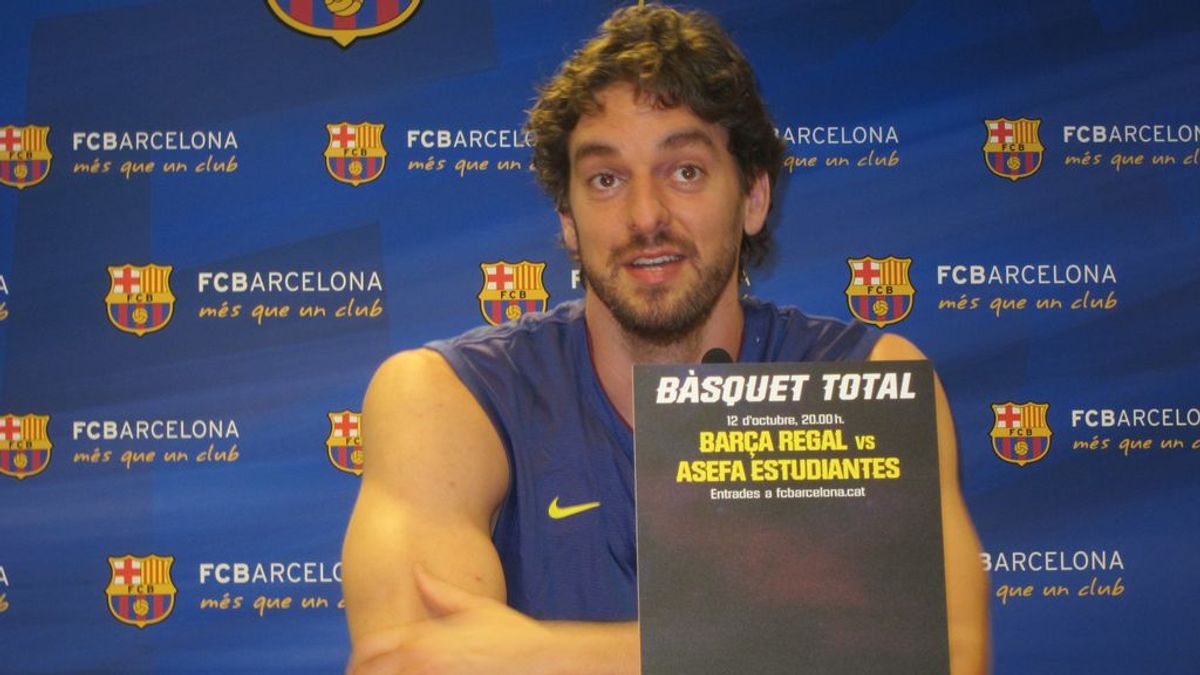 Pau Gasol regresa al Barça 20 años después para jugar hasta final de temporada Pau Gasol regresa al Barça 20 años después para jugar hasta final de temporada