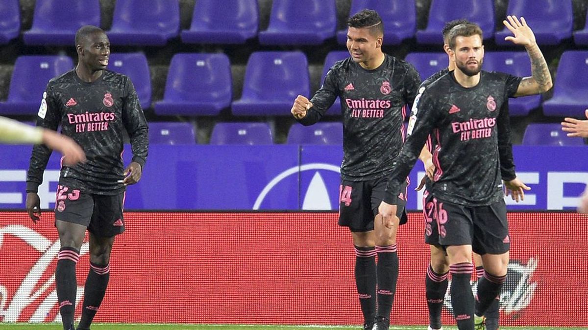 Casemiro le da la victoria al Real Madrid ante el Valladolid (0-1)