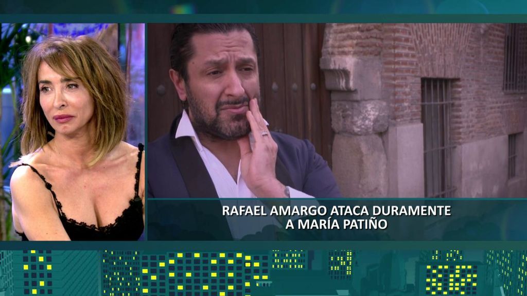 María Patiño no estará en la entrevista de Rafael Amargo