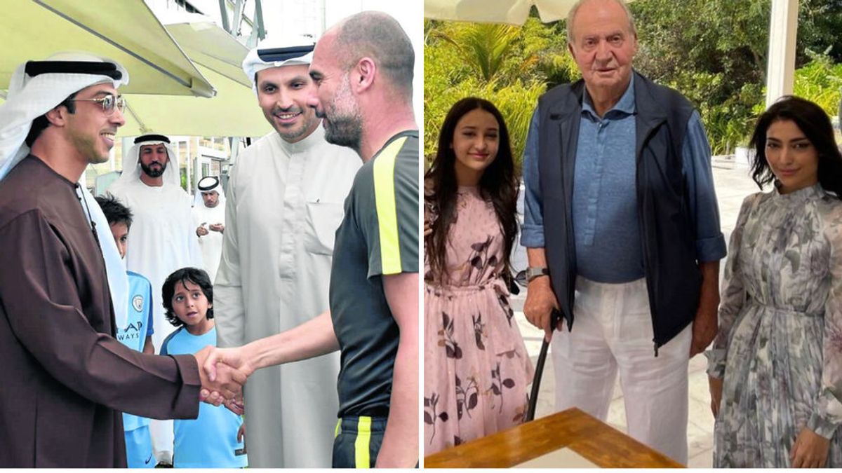 El jeque del PSG, y jefe de Guardiola, da cobijo a don Juan Carlos en Abu Dhabi:  playa privada y una villa de 6.000 euros la noche