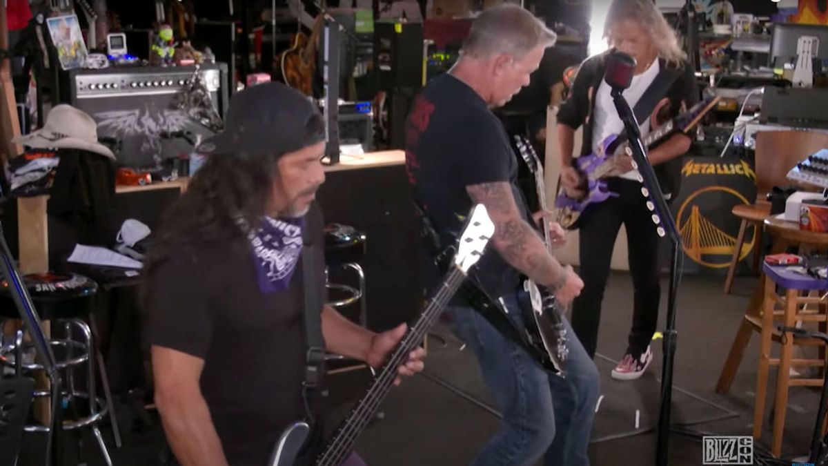 Metallica actúa por sorpresa en la BlizzCon y Twitch silencia su música por derechos de autor