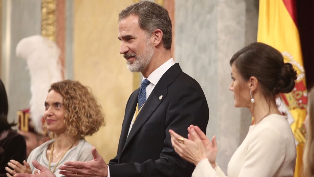 La ausencia de Juan Carlos I marca el acto del 40 aniversario del 23-F en el Congreso, presidido por el rey La ausencia de Juan Carlos I marca el acto del 40 aniversario del 23-F en el Congreso, presidido por el rey