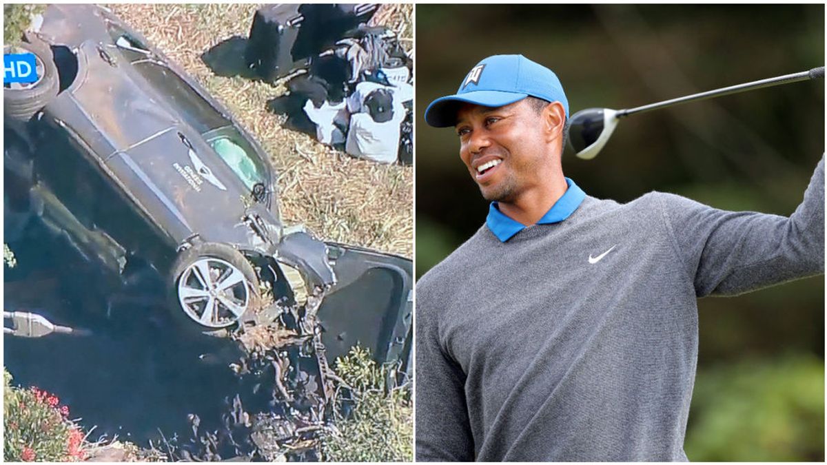 Tiger Woods sufre un accidente de coche y es hospitalizado