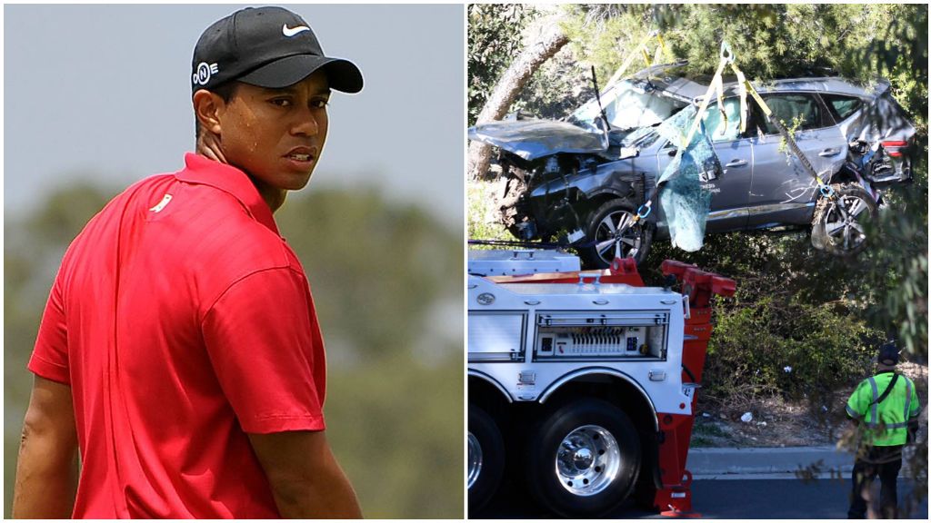 Tiger Woods tuvo un accidente de coche en Los Ángeles.