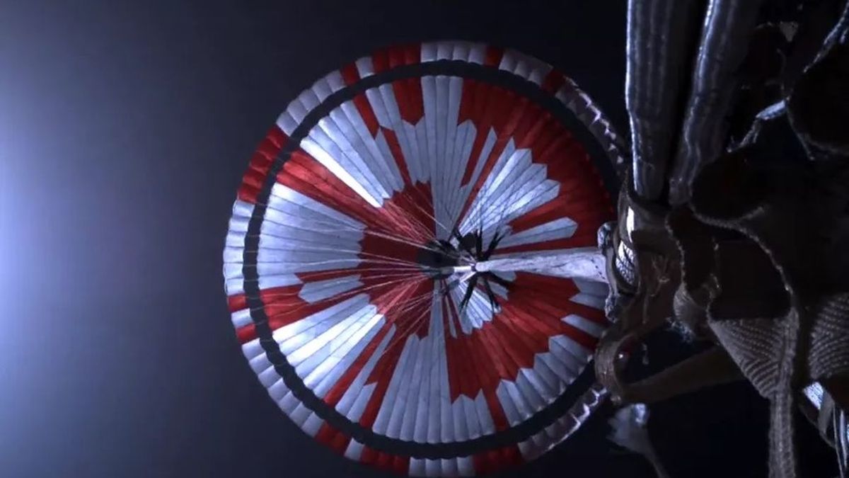 El mensaje oculto del Perseverance: esto es lo que esconde el patrón de colores del paracaídas