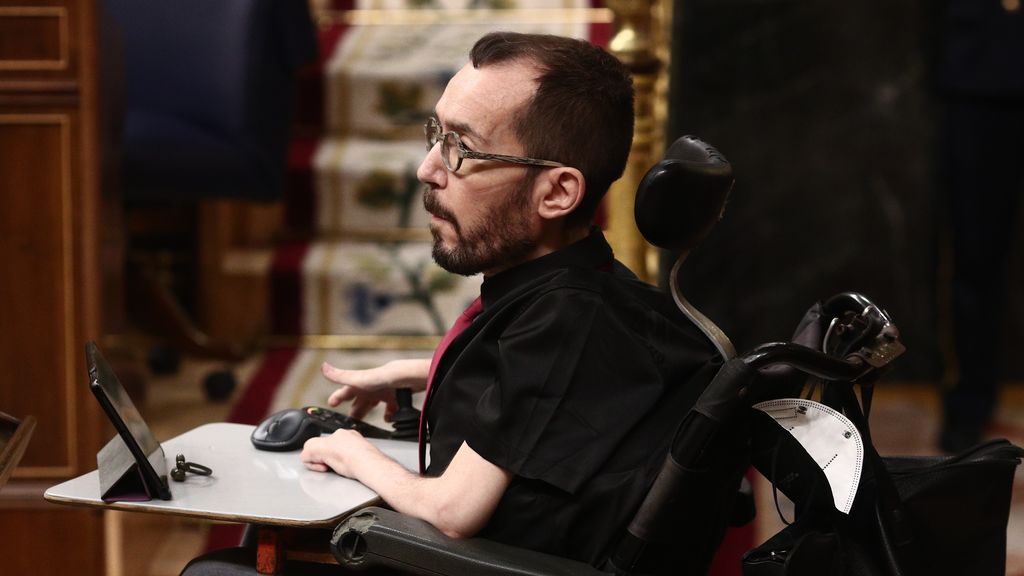 Pablo Echenique, en el Congreso Pablo Echenique, en el Congreso