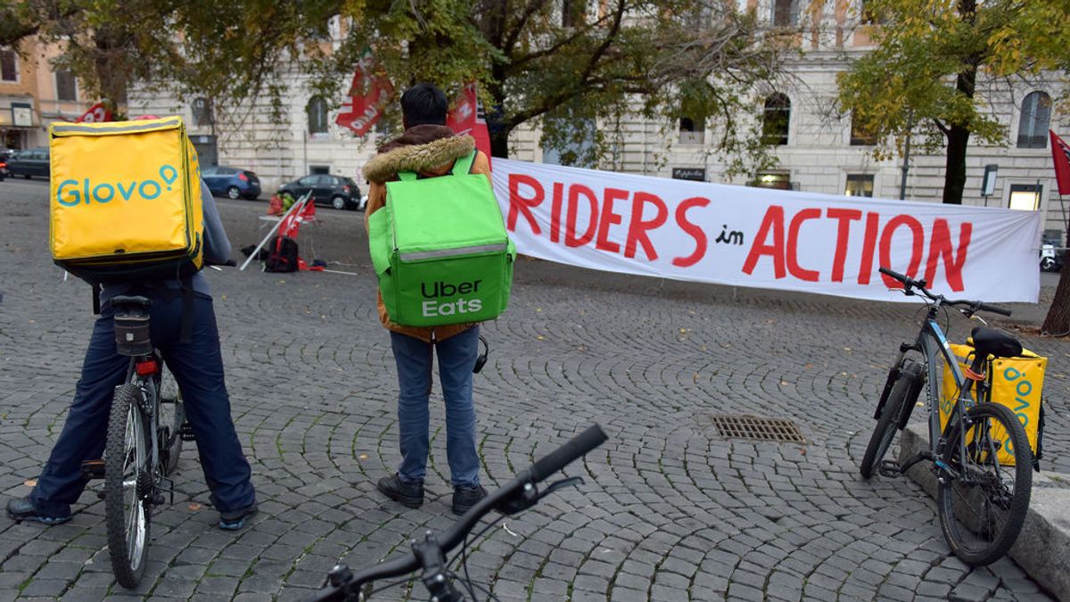 La Justicia italiana ordena la contratación de 60.000 'riders'