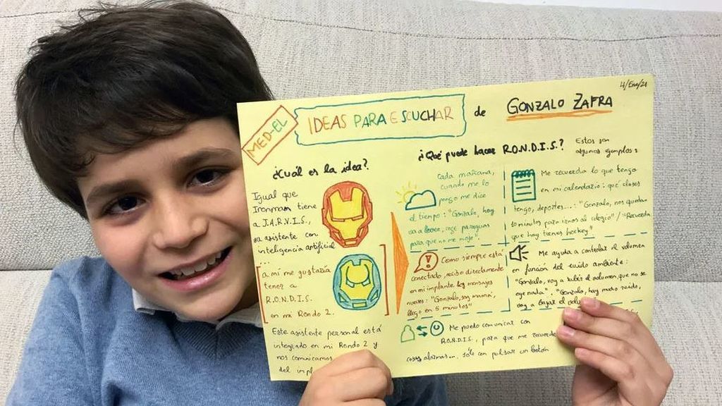 El niño de nueve años que con un invento ayuda a 'oír' a personas con problemas auditivos