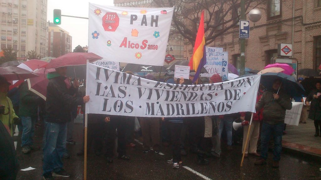 Protestas contra la venta de viviendas del IVIMA en 2014