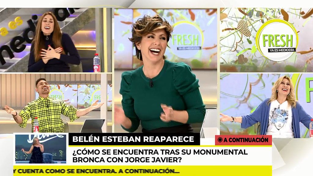 El plató de ‘Ya es mediodía’ se viene arriba al ritmo de Jesulín de Ubrique