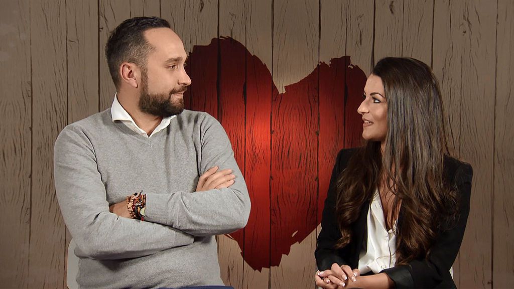 Imagen de Silvia y Jorge en el programa 'First Dates'