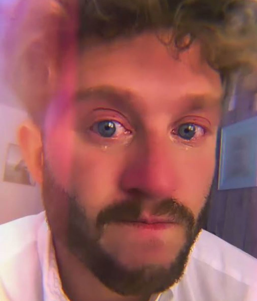 Gonzalo llora en Instagram