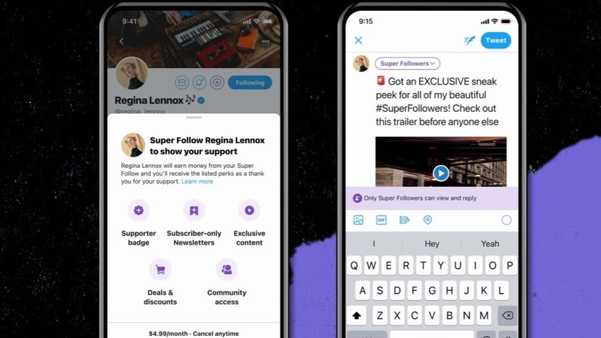 Twitter anuncia los Super Follows, suscripciones de pago para acceder a tuits exclusivos Twitter anuncia los Super Follows, suscripciones de pago para acceder a tuits exclusivos