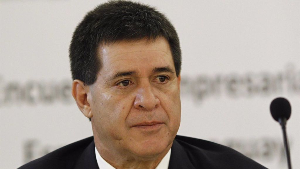 El expresidente de Paraguay Horacio Cartes