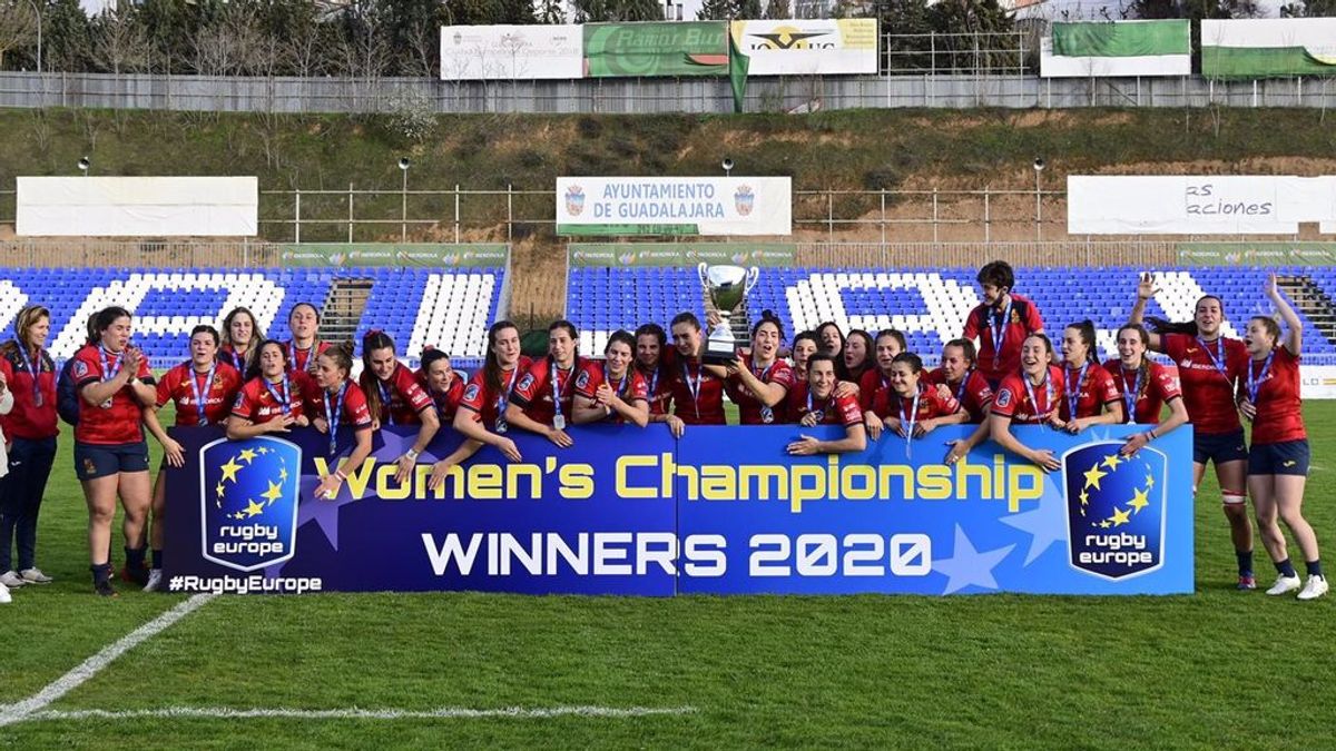 La selección española femenina de rugby, campeona de Europa tras aplastar a Países Bajos
