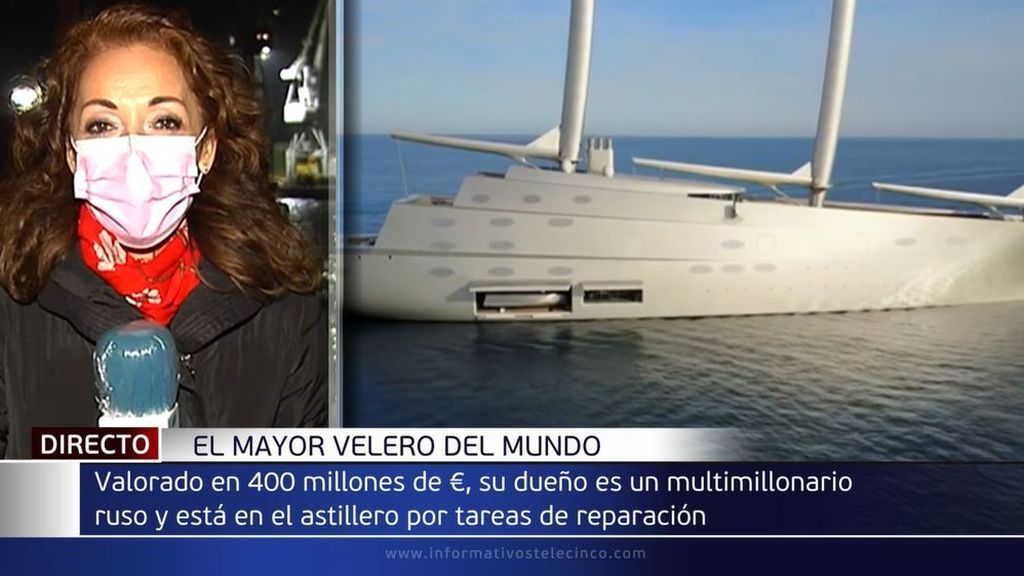 El mayor velero del mundo, amarrado en Cartagena