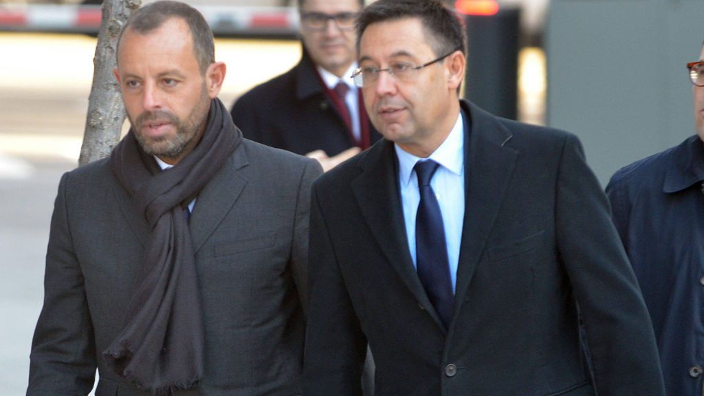 Sandro Rosell y Josep Maria Bartomeu