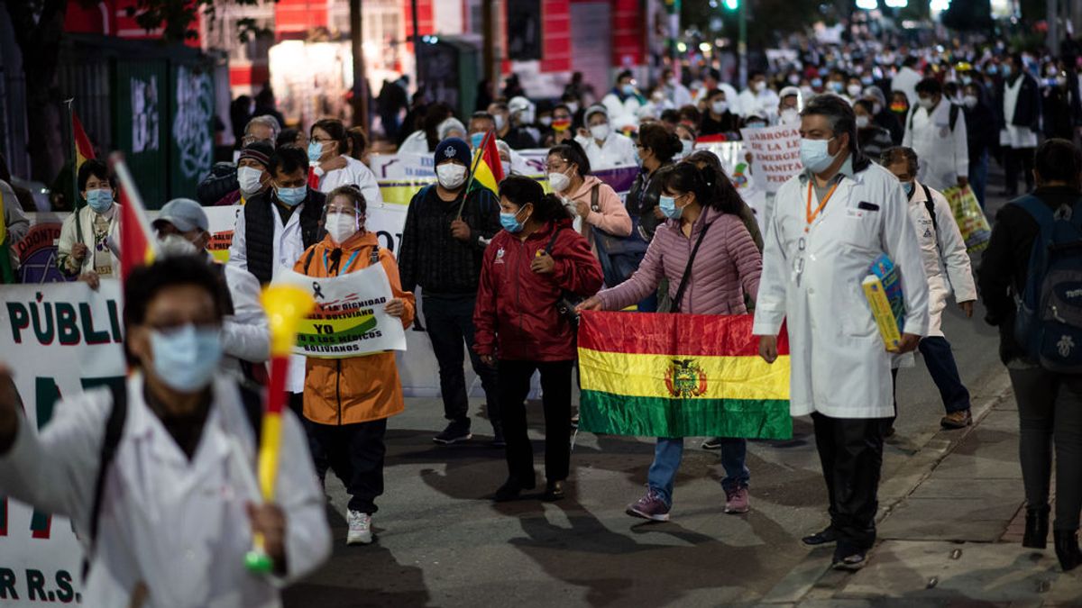Bolivia: pulso al presidente Arce del sector sanitario Bolivia: pulso al presidente Arce del sector sanitario