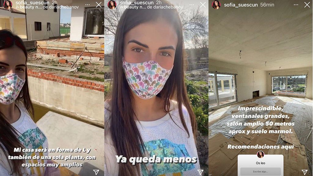 Sofía Suescun enseña un avance de su nueva casa a las afueras de Madrid