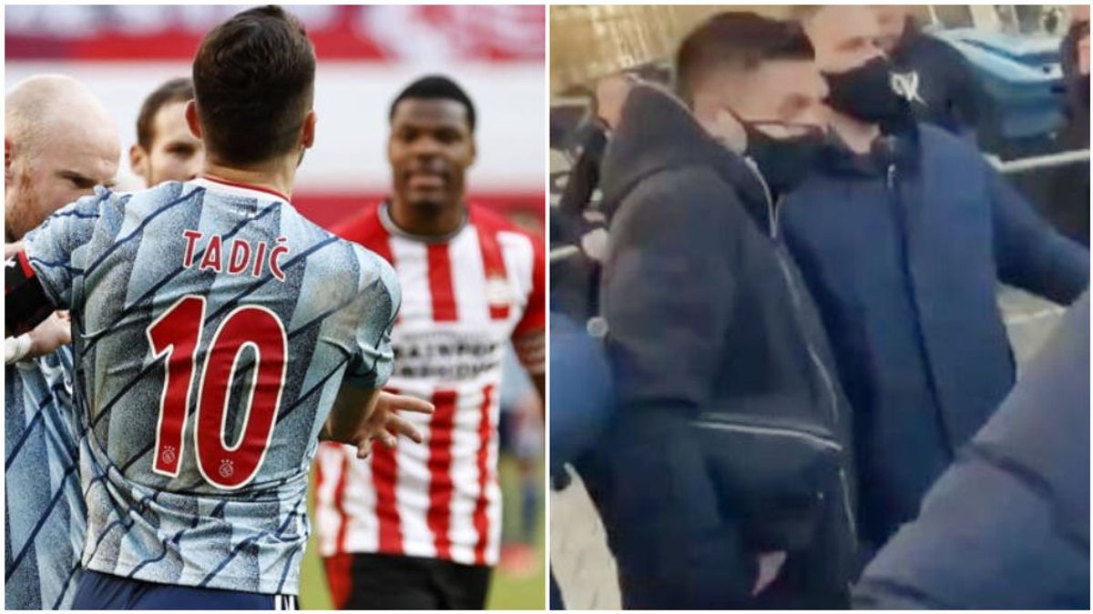Varios ultras del PSV agreden a Tadic tras el partido ante el Ajax: “Me llamó cobarde”