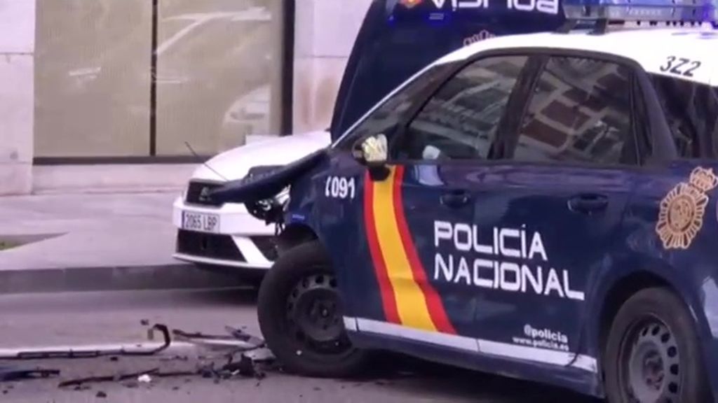 Persecución policial por las calles de Madrid