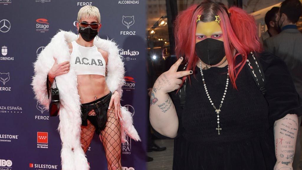 Samantha Hudson y Esty Quesada, las protagonistas indiscutibles de la gala de los Premios Feroz