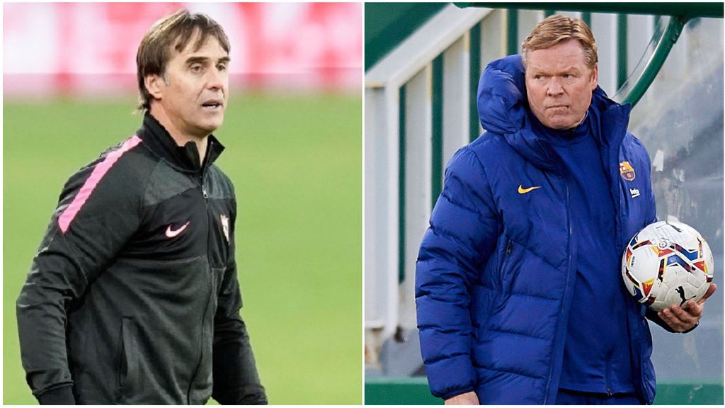 Barça-Sevilla: Las posibles alineaciones y las dudas de Koeman y Lopetegui con Pedri y Ocampos Barça-Sevilla: Las posibles alineaciones y las dudas de Koeman y Lopetegui con Pedri y Ocampos