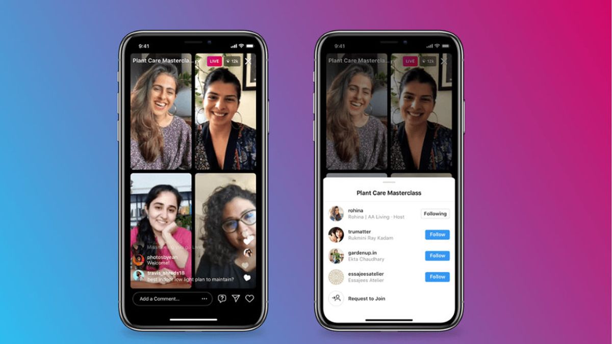Instagram abre la puerta a Live Rooms, la función que permite a cuatro usuarios participar en un mismo directo Instagram abre la puerta a Live Rooms, la función que permite a cuatro usuarios participar en un mismo directo