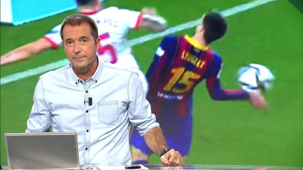 Manu Carreño, en un momento del programa.