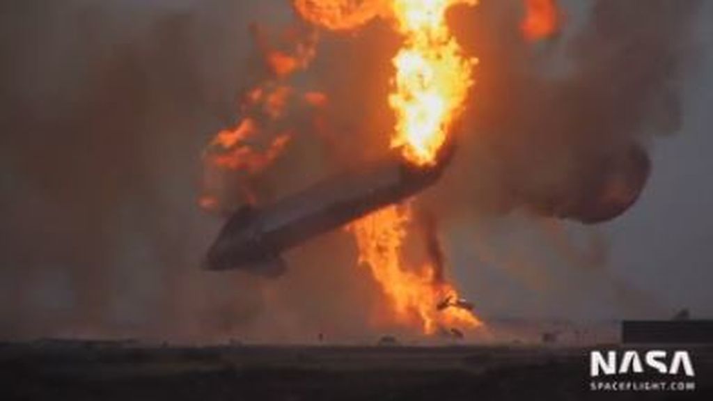 Un prototipo de cohete de SpaceX explota poco después de aterrizar