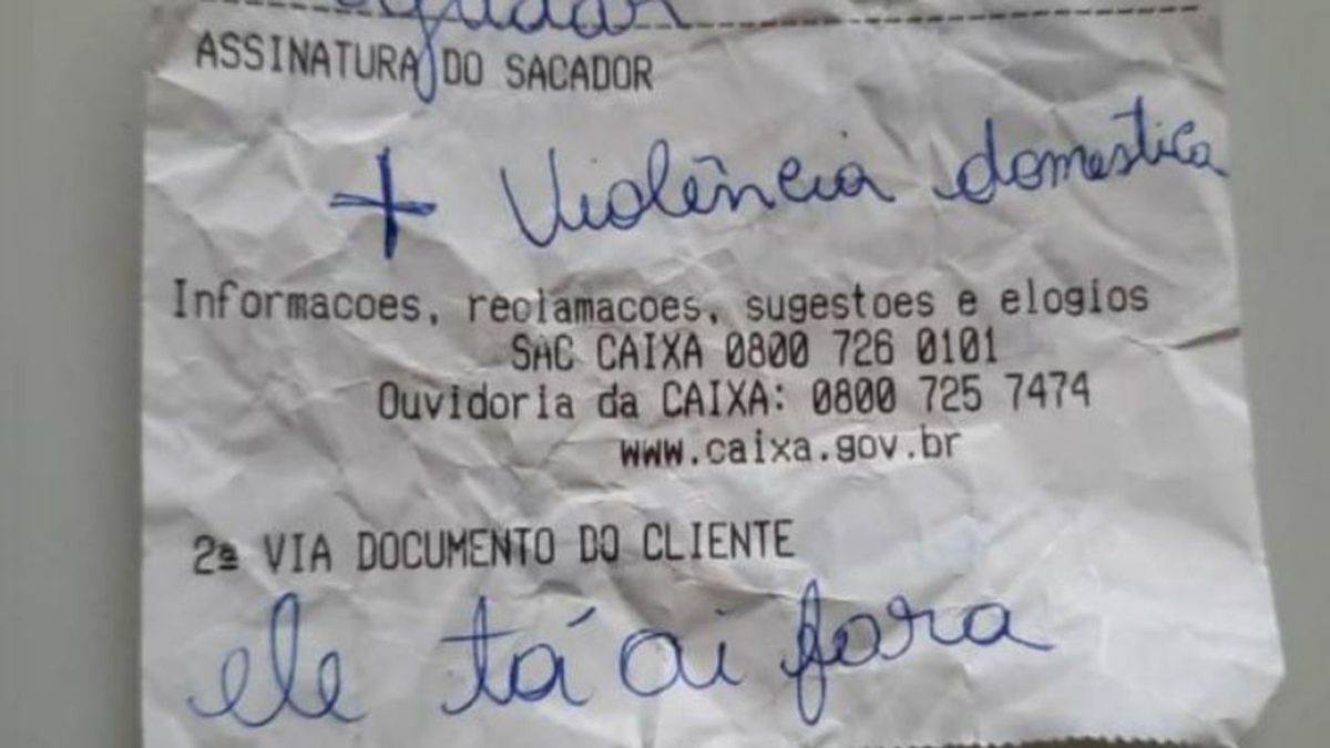 "¿Puedes ayudarme? Él está ahí afuera": el ticket SOS de una víctima de violencia de género en Brasil