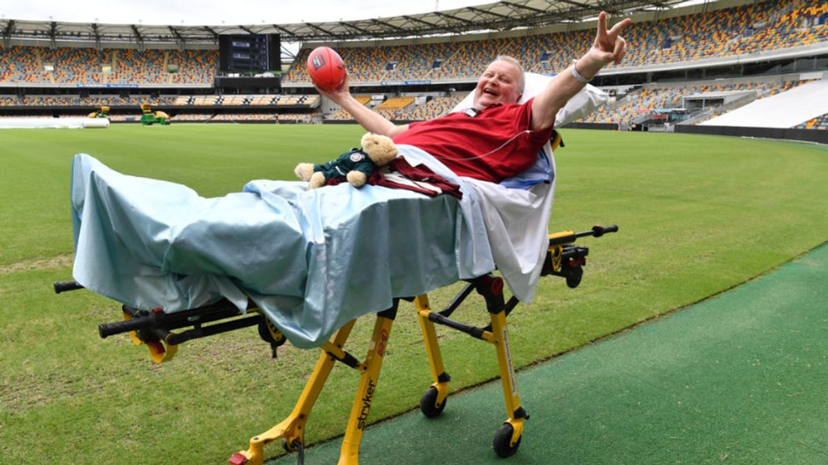 Ross Whyte, leyenda del fútbol australiano con cáncer terminal, revive su gol más importante