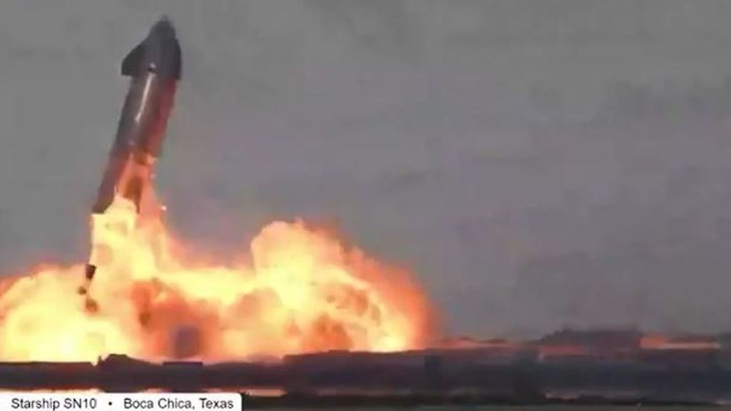 El cohete de SpaceX explota a los pocos minutos de aterrizar