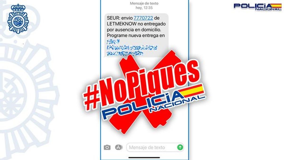 La Policía alerta de una nueva estafa por SMS: envían un aviso falso de un paquete pendiente de recogida