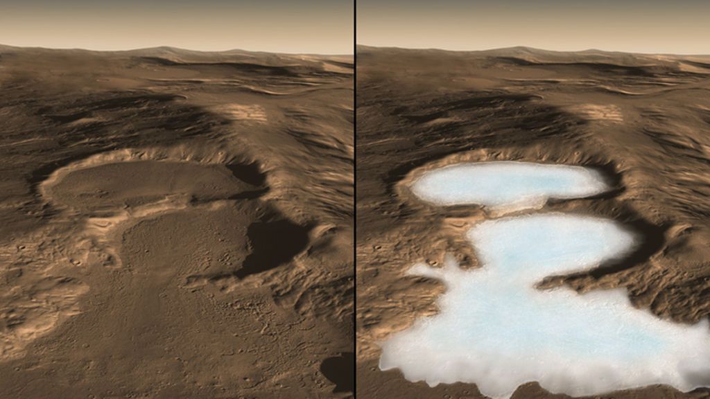 Hallan evidencia de hasta 20 edades de hielo en Marte Informativos