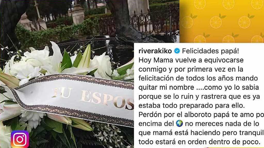 Kiko Rivera ataca a su madre tras el gesto "ruin y rastrero" de Isabel Pantoja por el cumpleaños de Paquirri