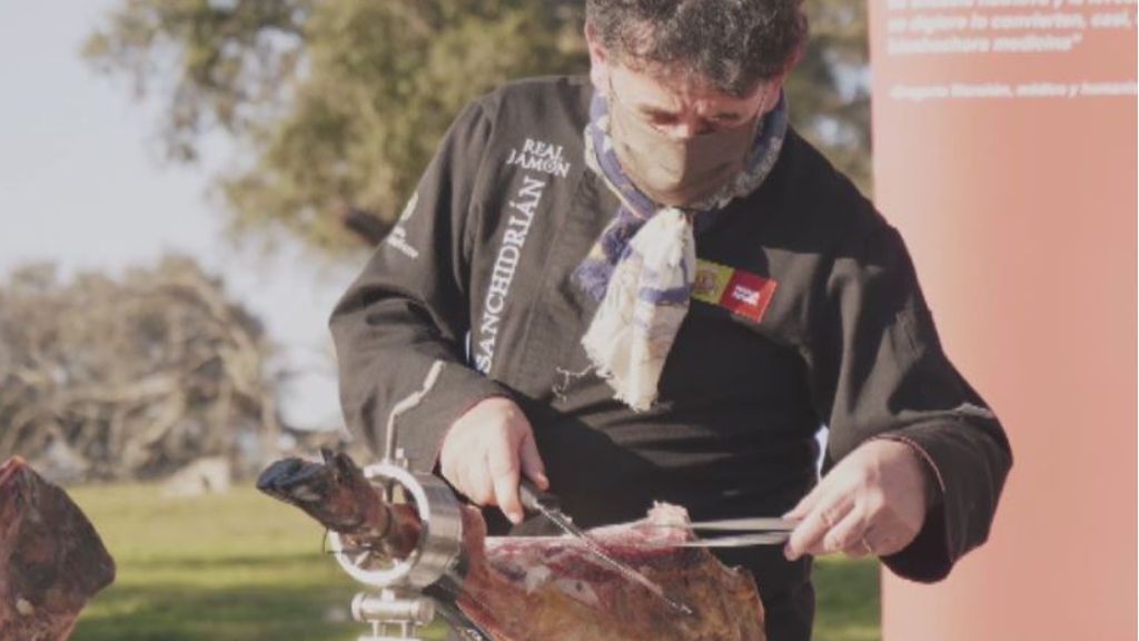 Florencio Sanchidrián, el mejor cortador de jamones del mundo