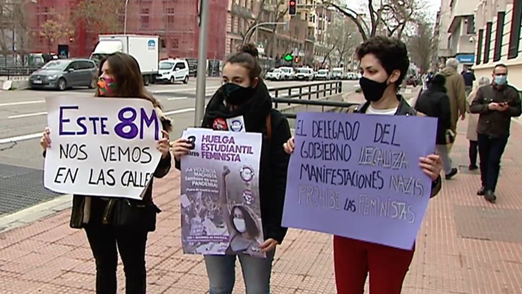 La prohibición de la manifestación del 8M en Madrid desata la polémica