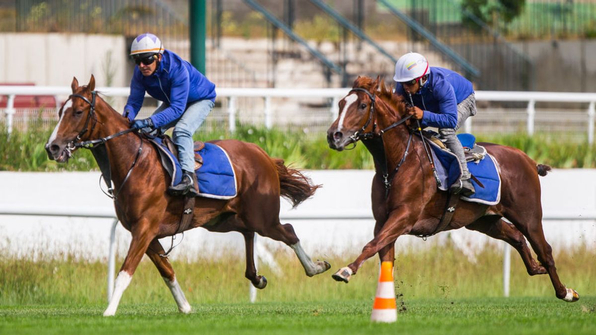 EuropaPress_3180323_dos_jinetes_entrenan_hipodromo_zarzuela_dias_antes_reanudacion_carreras EuropaPress_3180323_dos_jinetes_entrenan_hipodromo_zarzuela_dias_antes_reanudacion_carreras