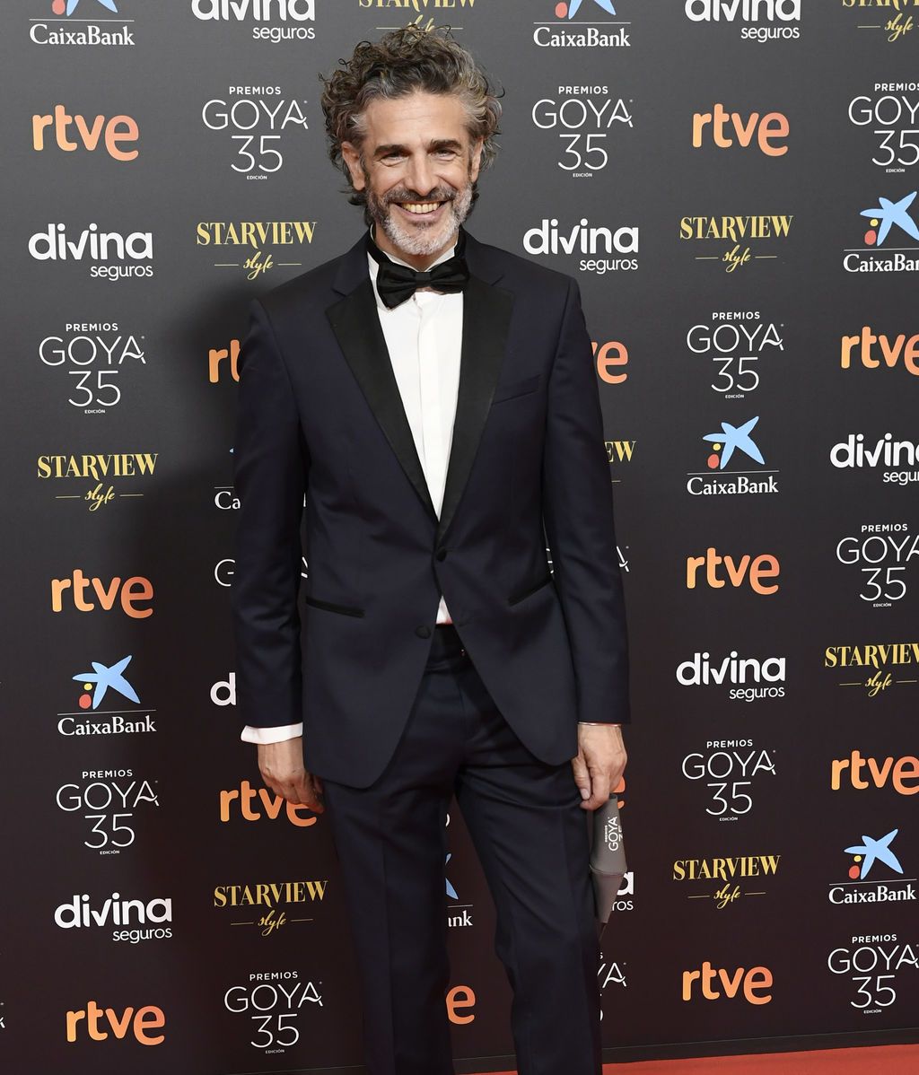Leonardo Sbaraglia en la alfombra roja de los Premios Goya 2021