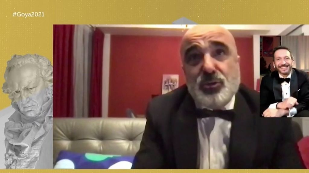 Luis Fernández Lago agradece el Goya a mejor dirección de producción