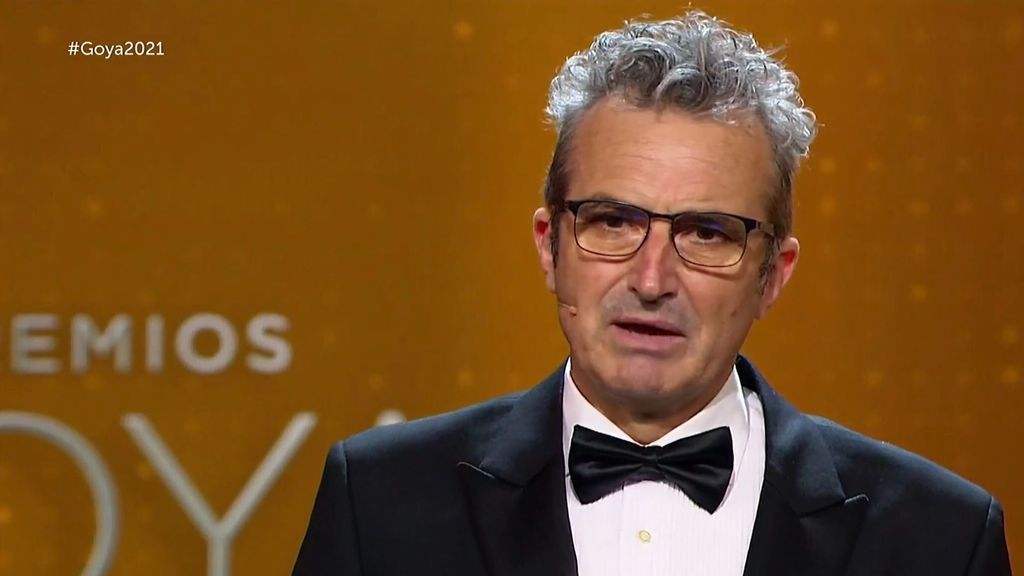 Mariano Barroso, en su discurso como presidente de la Academia de Cine
