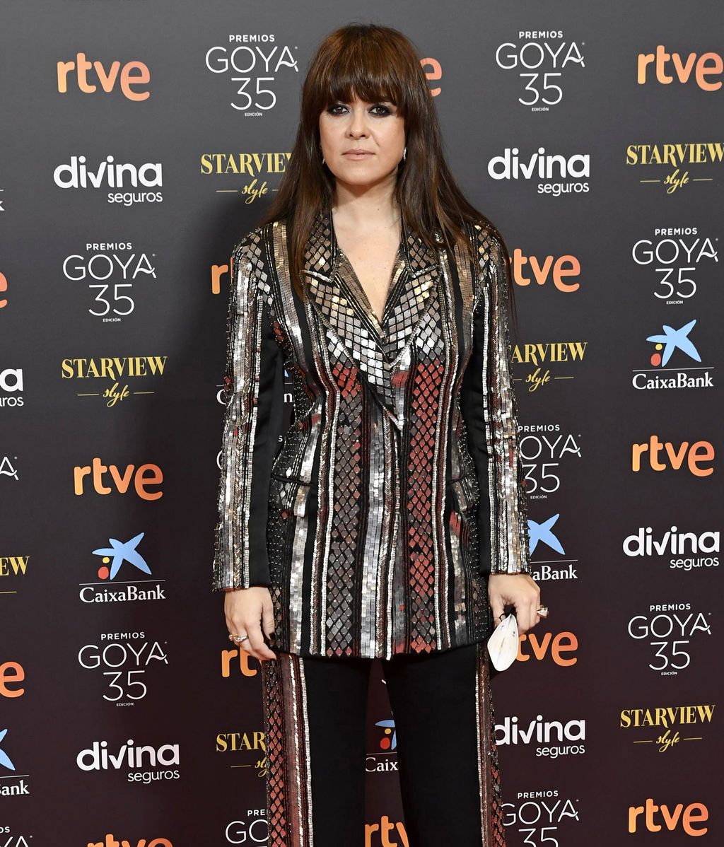 Vanesa Martín en la alfombra roja de los Premios Goya 2021